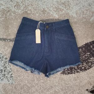 3/25$ NWT Afends Dark Wash Shorts